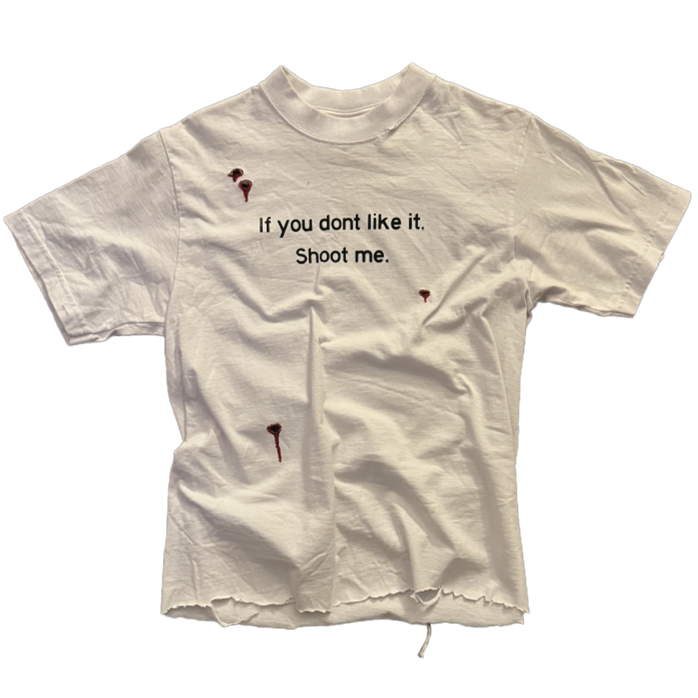 Bloody Bullets Handmade T-Shirt