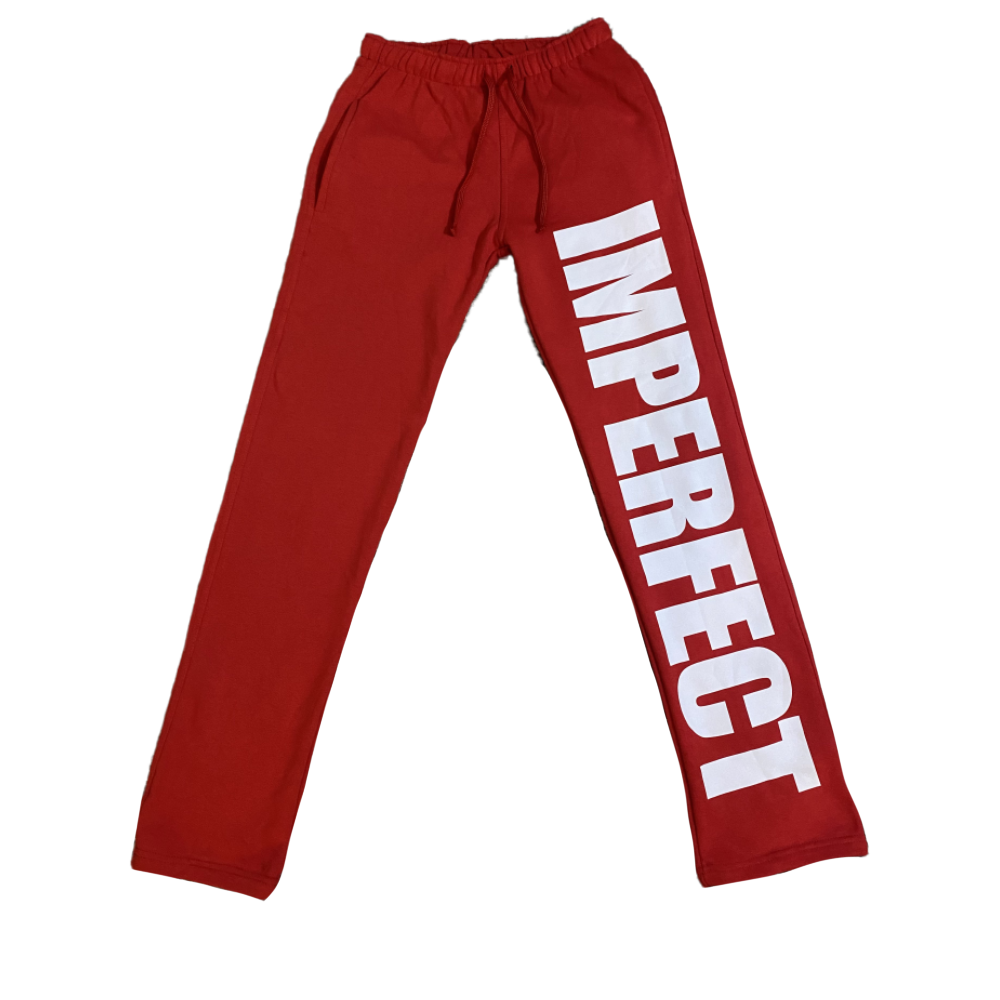 Red Imperfect Sweatpants