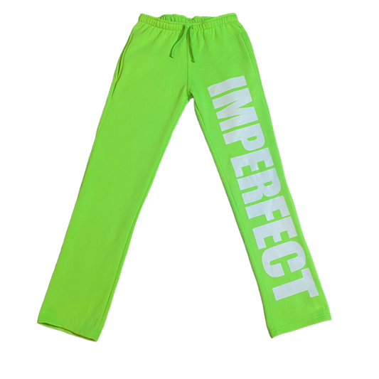 Imperfect Full Logo Slime Sweatpants